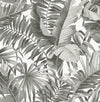 Brewster Home Fashions Black & White Maui Peel & Stick Wallpaper