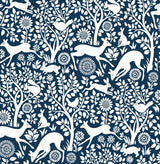 Brewster Home Fashions Navy Merriment Peel & Stick Wallpaper