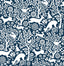 Brewster Home Fashions Navy Merriment Peel & Stick Wallpaper