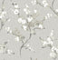 Brewster Home Fashions Grey Mirei Peel & Stick Wallpaper