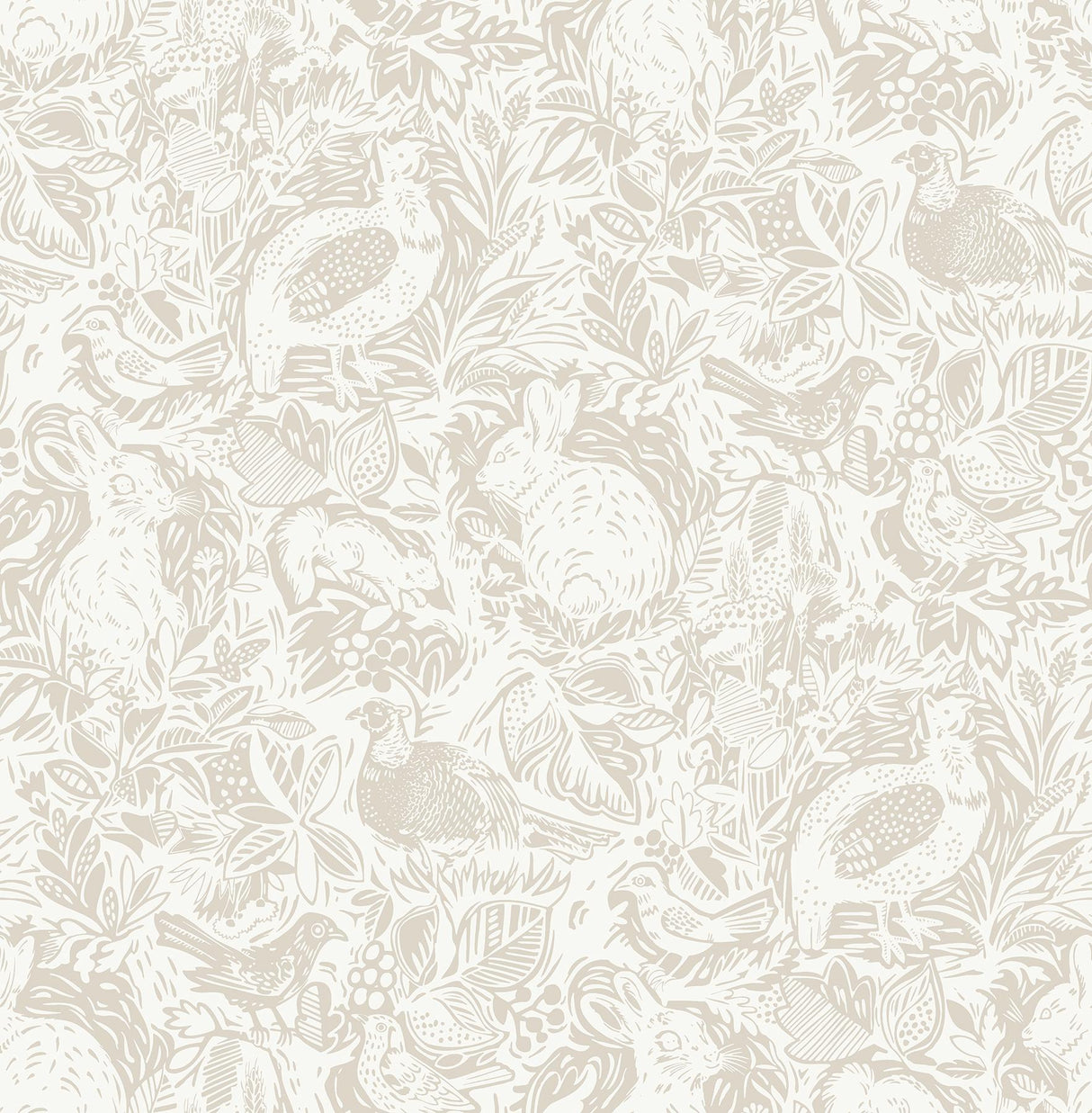 Brewster Home Fashions Cream Terrene Peel & Stick Wallpaper