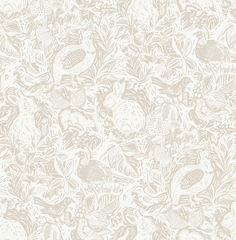 Brewster Home Fashions Terrene Peel & Stick Cream Wallpaper