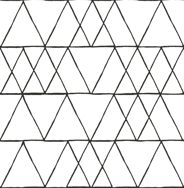 Brewster Home Fashions Black Harris Peel & Stick Wallpaper