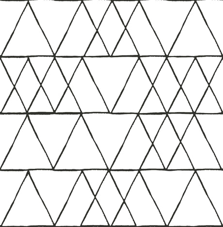 Brewster Home Fashions Harris Peel & Stick Black Wallpaper