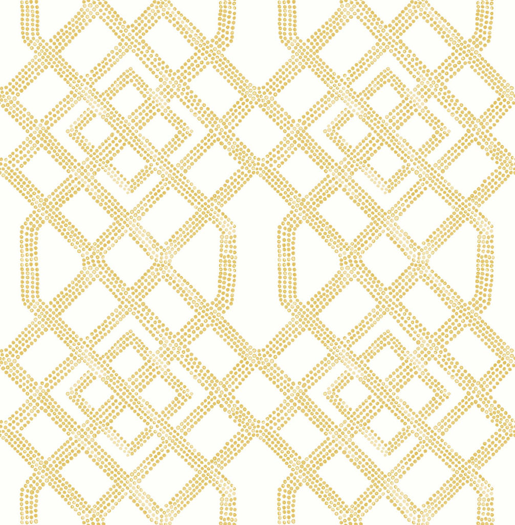 Brewster Home Fashions Tanner Peel & Stick Yellow Wallpaper