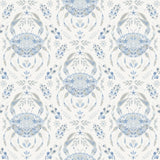 Brewster Home Fashions Blue Shellby Peel & Stick Wallpaper