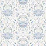 Brewster Home Fashions Shellby Peel & Stick Blue Wallpaper