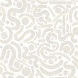 Brewster Home Fashions Taupe Edie Geometric Peel & Stick Wallpaper