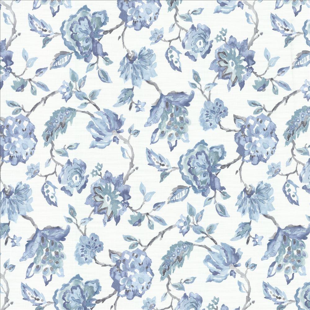 Kasmir Nagari Delphinium Fabric