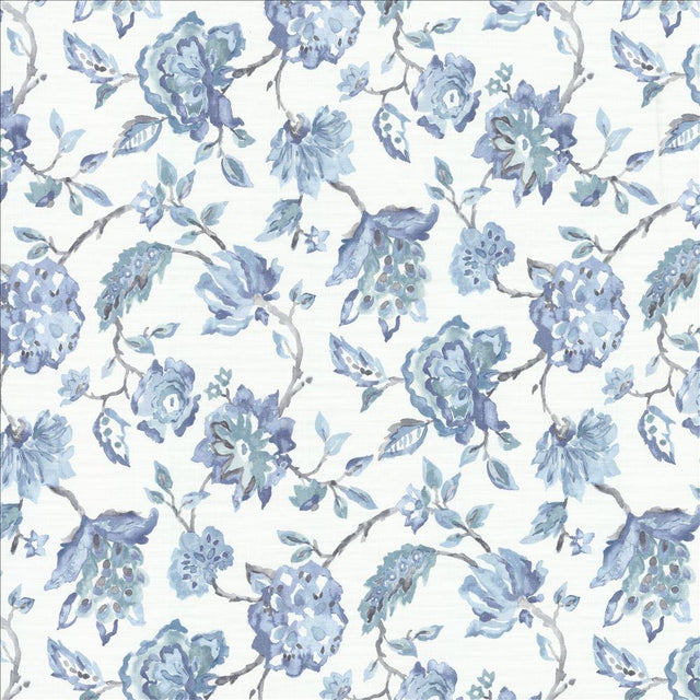 Kasmir Nagari Delphinium Fabric