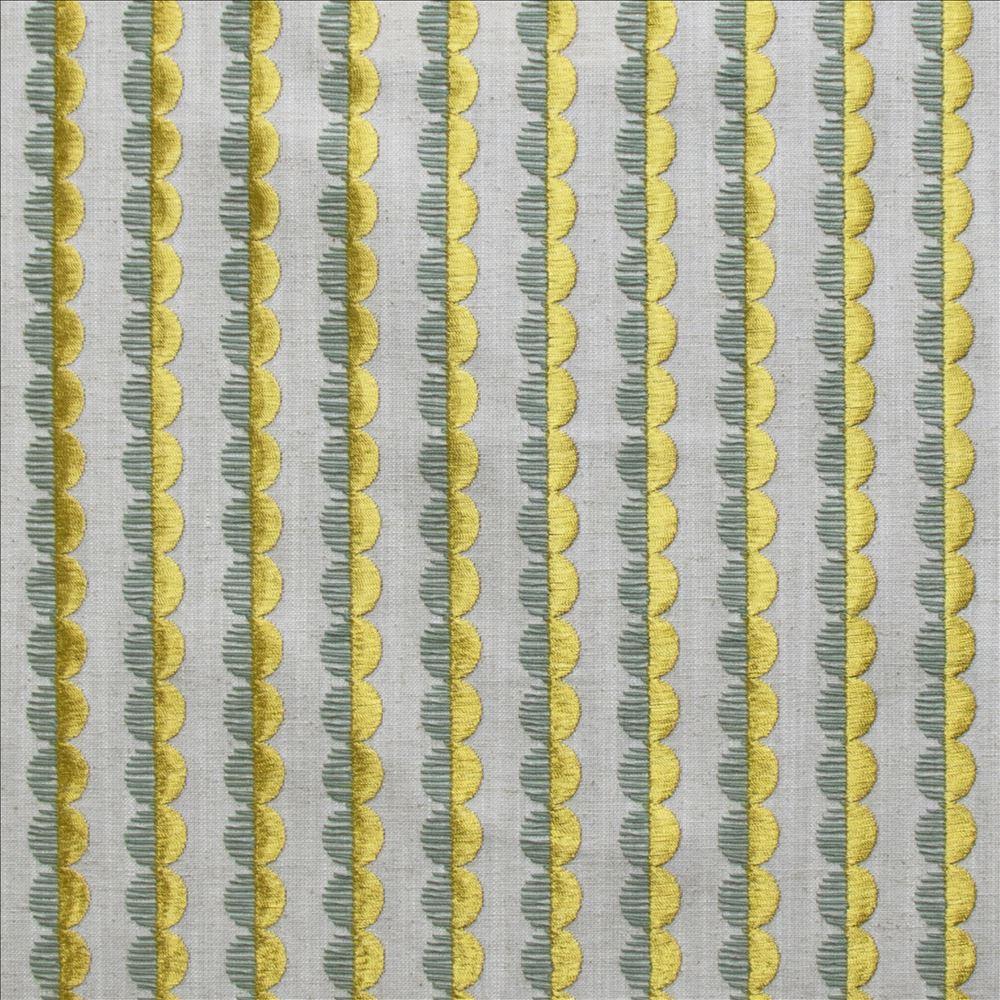 Kasmir Tieling Lime Fabric