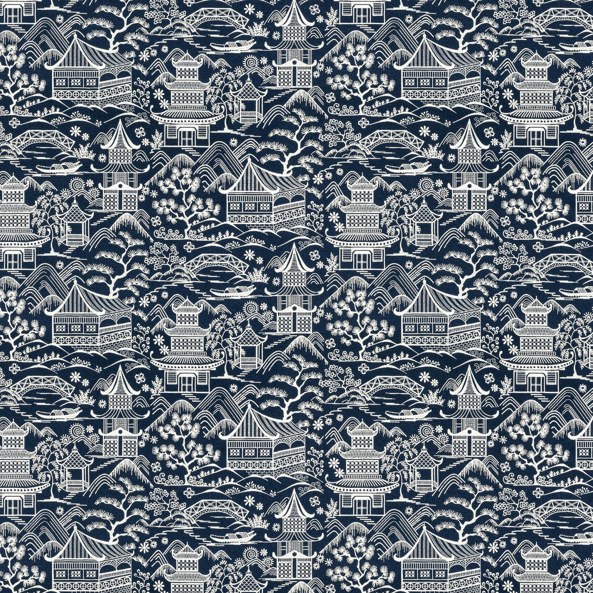 Stout UPSALA NAVY Fabric