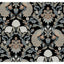 Ronald Redding Designs Plume Dynasty Black Wallpaper