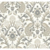 Ronald Redding Designs Plume Dynasty White/Neutral Wallpaper