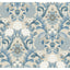 Ronald Redding Designs Plume Dynasty Neutral/Blue Wallpaper