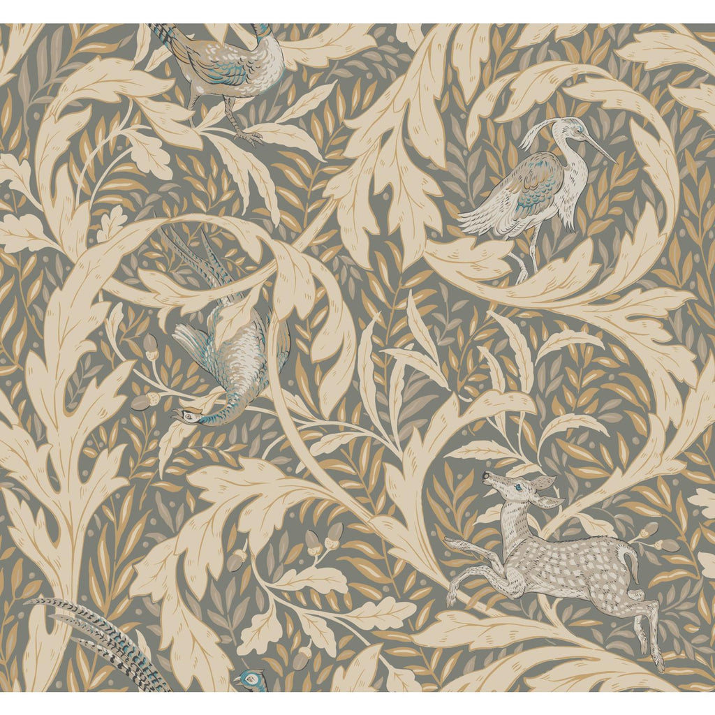 Ronald Redding Designs Woodland Tapestry Neutral Wallpaper