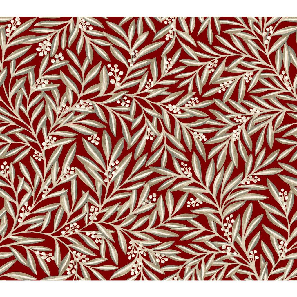 Ronald Redding Designs Rowan Red Wallpaper