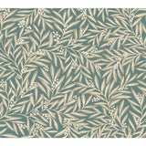 Ronald Redding Designs Rowan Teal Wallpaper