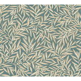 Ronald Redding Designs Rowan Teal Wallpaper