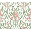 Ronald Redding Designs Calluna White/Berry Wallpaper