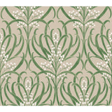 Ronald Redding Designs Calluna Linen/White Wallpaper