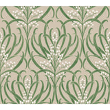 Ronald Redding Designs Calluna Linen/White Wallpaper