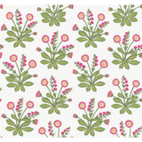 Ronald Redding Designs Meadow Flowers White/Rose Wallpaper