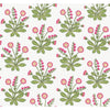 Ronald Redding Designs Meadow Flowers White/Rose Wallpaper