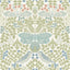 Ronald Redding Designs Butterfly Garden Green/Blue Wallpaper