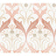 Ronald Redding Designs Pine Cone Ribbon Blush Wallpaper