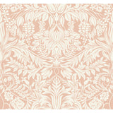 Ronald Redding Designs Lockwood Damask Blush Wallpaper
