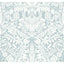 Ronald Redding Designs Lockwood Damask Light Blue Wallpaper