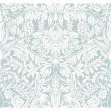 Ronald Redding Designs Lockwood Damask Light Blue Wallpaper