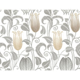 Ronald Redding Designs Canterbury Bells Neutrals Wallpaper