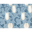 Ronald Redding Designs Canterbury Bells Blues Wallpaper