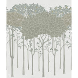 Ronald Redding Designs Oakwood Grove White Wallpaper