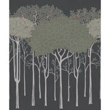 Ronald Redding Designs Oakwood Grove Black Wallpaper