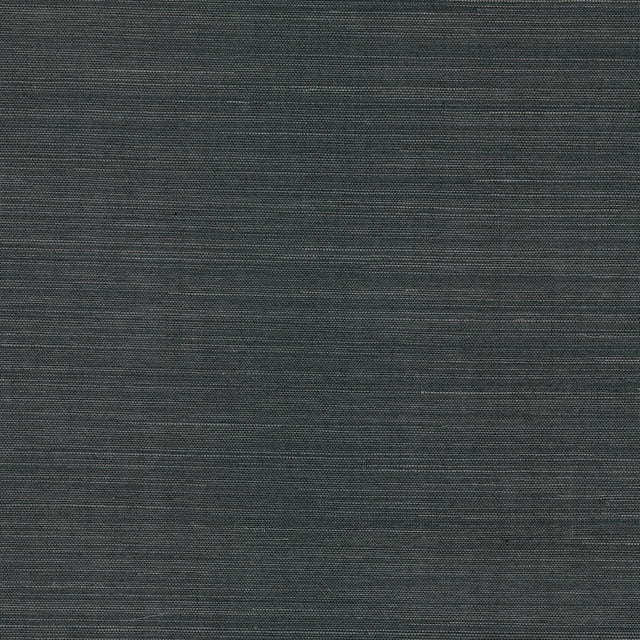 A-Street Prints Twine Fabric Textures Charcoal Wallpaper