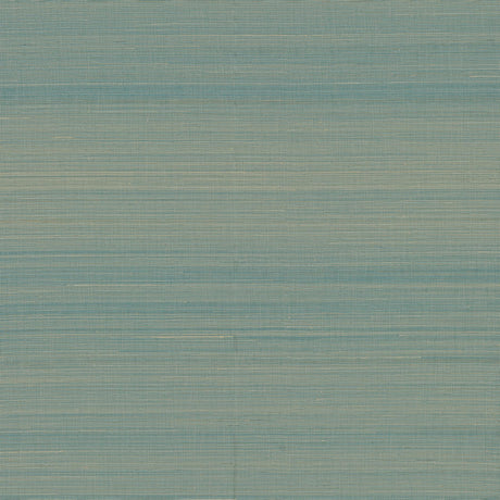 A-Street Prints Twine Fabric Textures Turquoise Wallpaper