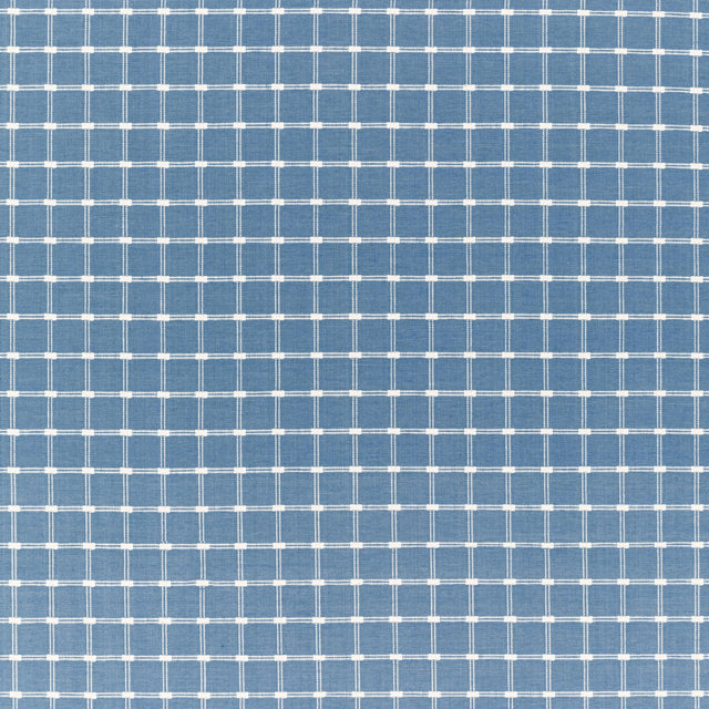 Brunschwig & Fils LISON CHECK SKY Upholstery Fabric