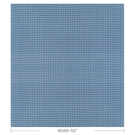 Brunschwig & Fils LISON CHECK SKY Upholstery Fabric