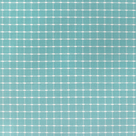 Brunschwig & Fils LISON CHECK AQUA Upholstery Fabric