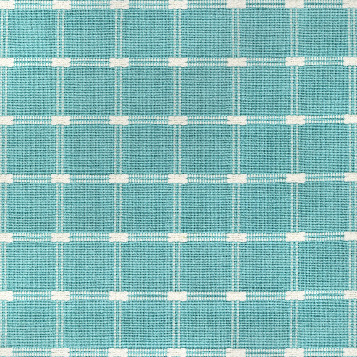 Brunschwig & Fils LISON CHECK AQUA Upholstery Fabric