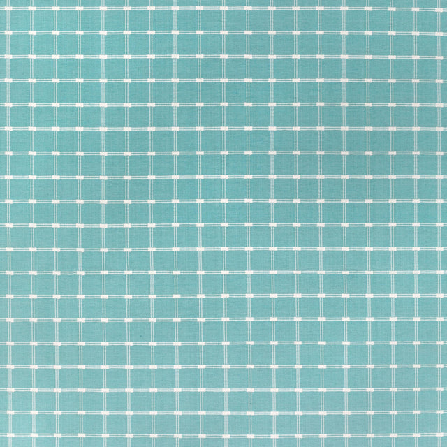 Brunschwig & Fils LISON CHECK AQUA Upholstery Fabric