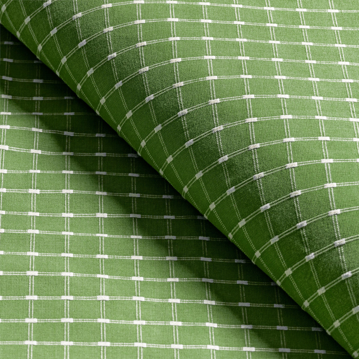 Brunschwig & Fils LISON CHECK GREEN Upholstery Fabric
