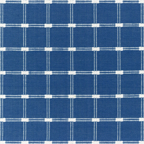 Brunschwig & Fils LISON CHECK BLUE Upholstery Fabric