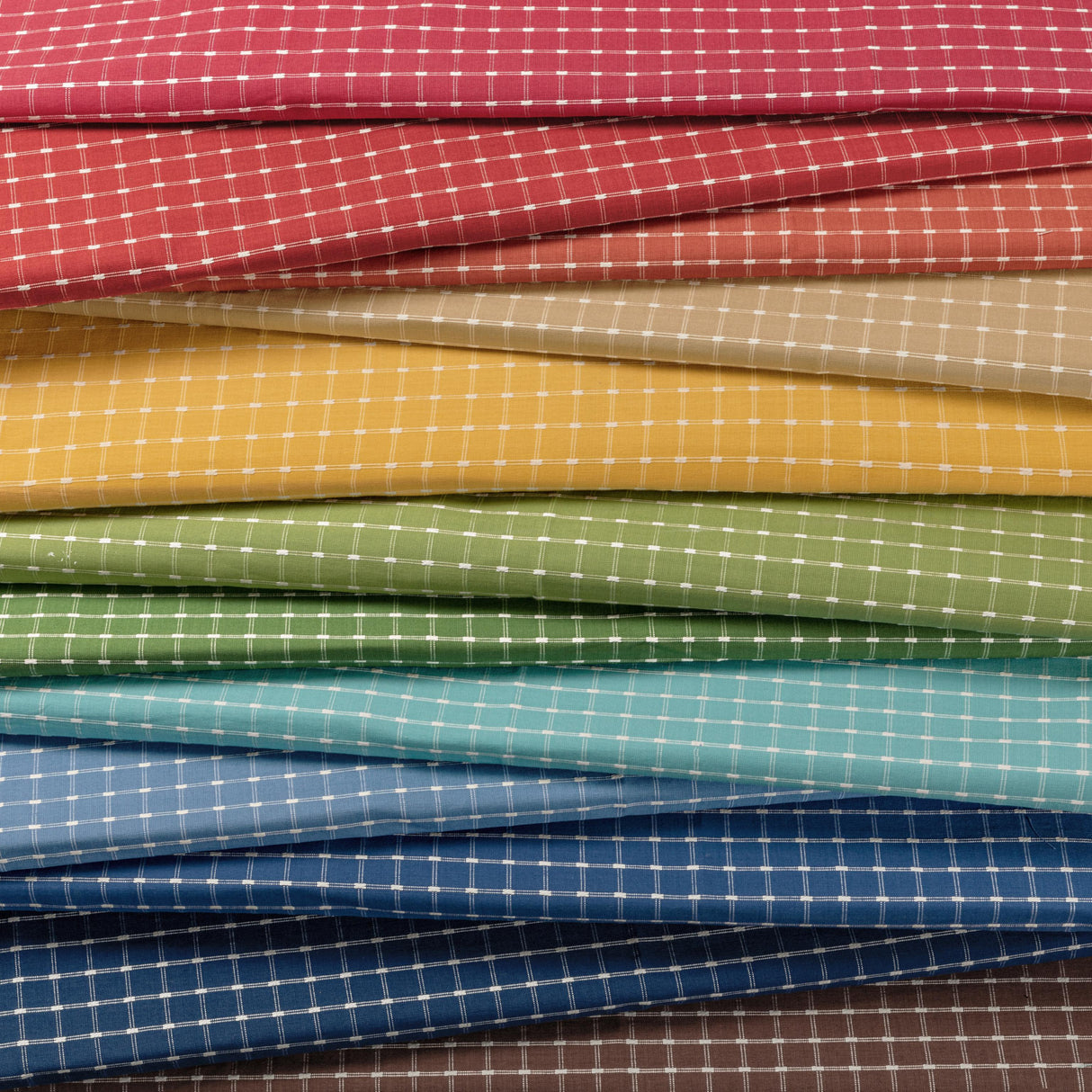 Brunschwig & Fils LISON CHECK BLUE Upholstery Fabric