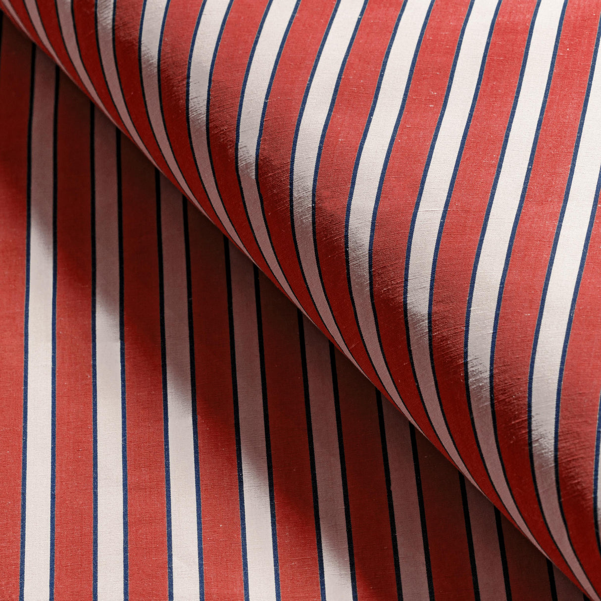Brunschwig & Fils ROUEN STRIPE RED Upholstery Fabric