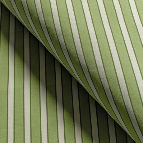 Brunschwig & Fils ROUEN STRIPE GREEN Upholstery Fabric