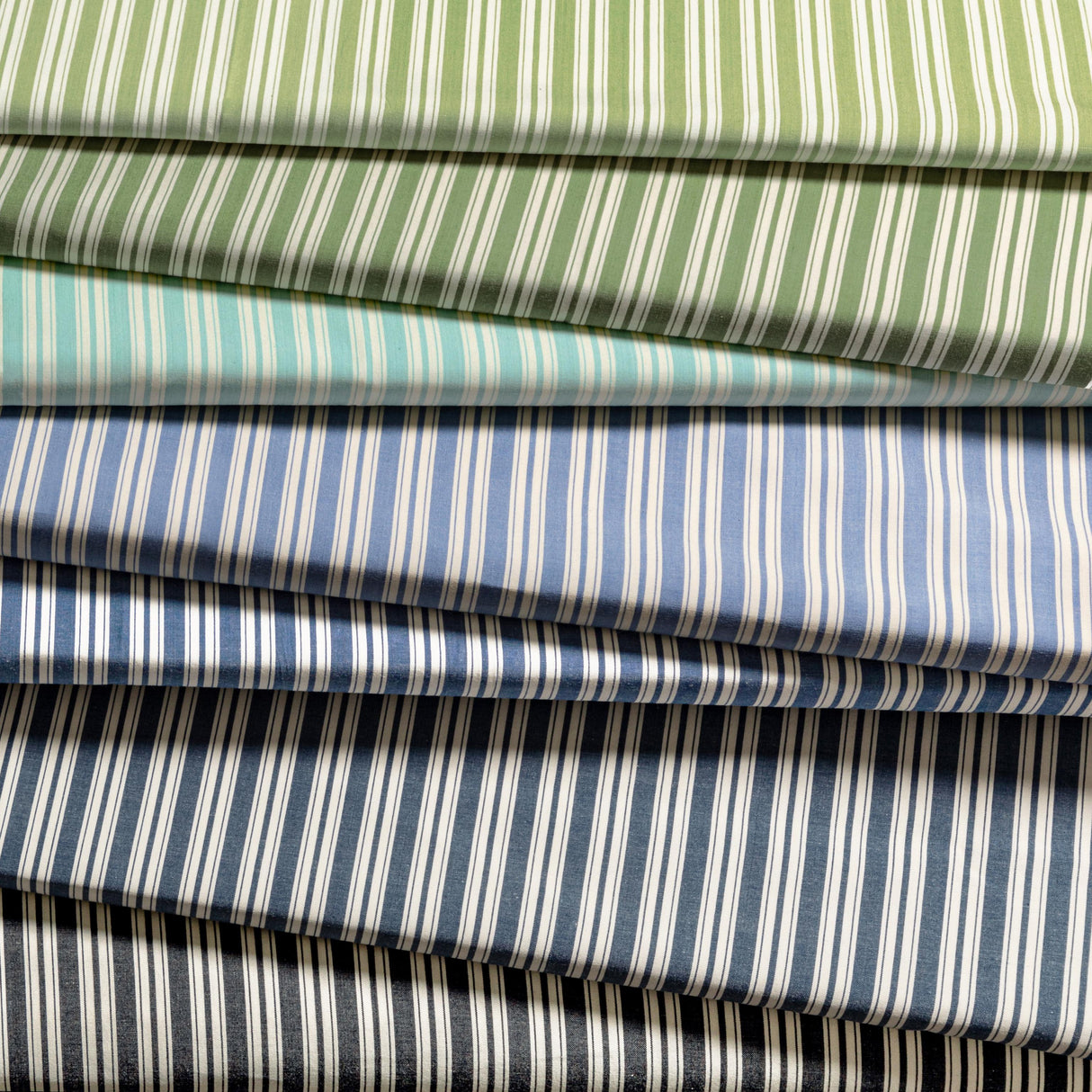 Brunschwig & Fils SELUNE STRIPE SKY Upholstery Fabric